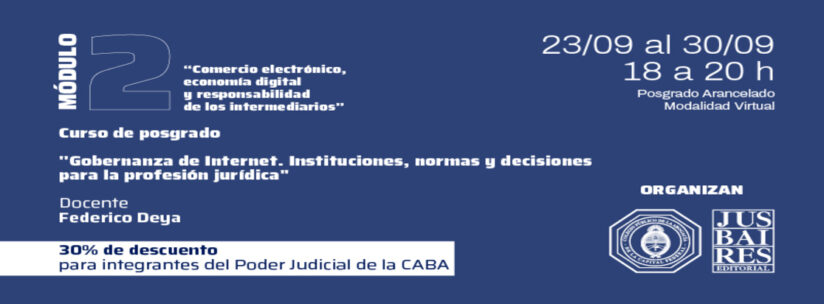MÓDULO 2: Comercio electrónico, economía digital y responsabilidad de los intermediarios
