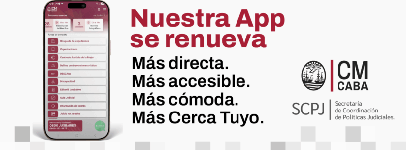 Relanzamiento de la APP Jusbaires