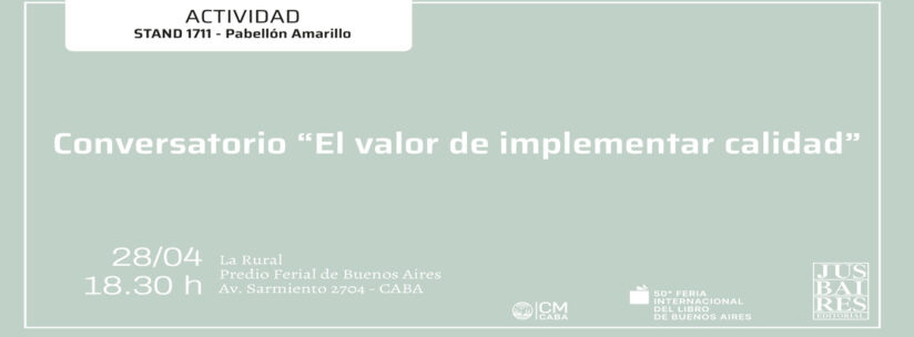 Conversatorio «El valor de implementar calidad»