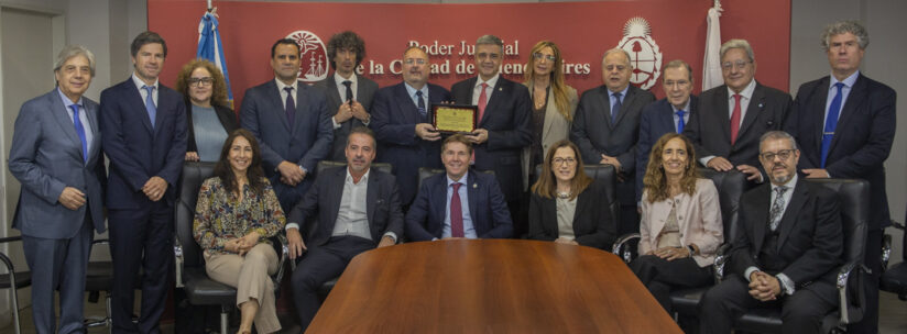 Visita institucional del jefe de gobierno de la Ciudad Autónoma de Buenos Aires