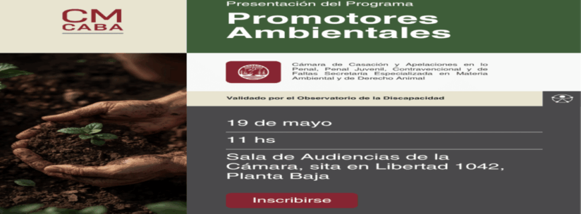 Presentación del Programa Promotores Ambientales