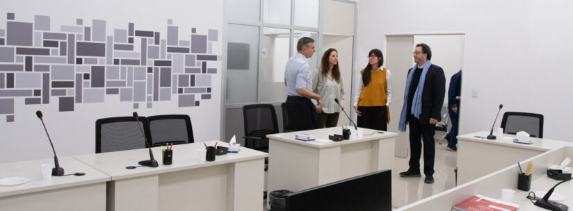 Visita a las nuevas oficinas judiciales en el barrio de Saavedra