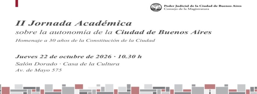 II Jornada Academica sobre la autonomía de la Ciudad de Buenos Aires