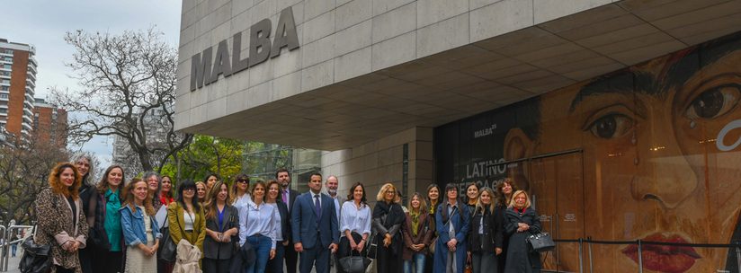 Visitita de autoridades del Poder Judicial al Museo de Arte Latinoamericano de Buenos Aires (MALBA)
